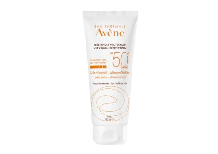 Kem chống nắng dịu nhẹ Avene Very High Protection Mineral Lotion (Ảnh: Internet).