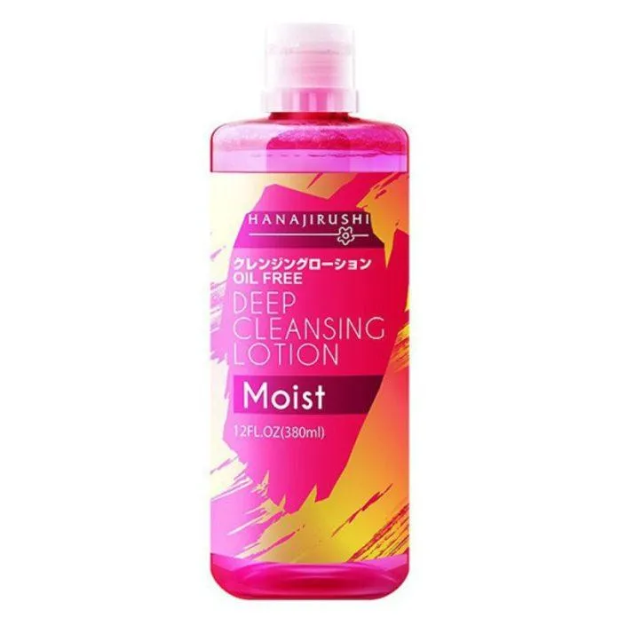 Nước tẩy trang cho da dầu mụn Hanajirushi Deep Cleansing Lotion Moist (Nguồn: Internet)