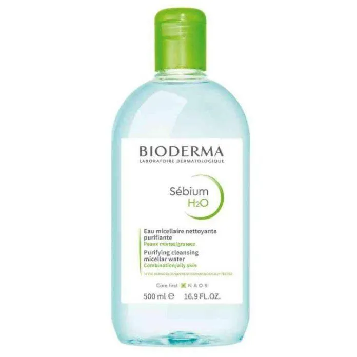 Nước tẩy trang cho da dầu mụn Bioderma Sebium H2O Micellar Water (Nguồn: Internet)