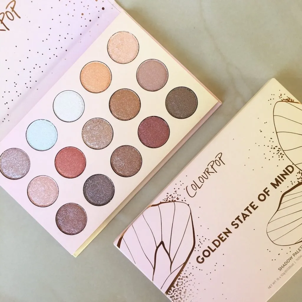 phấn mắt ColourPop Golden State Of Mind Eyeshadow Palette