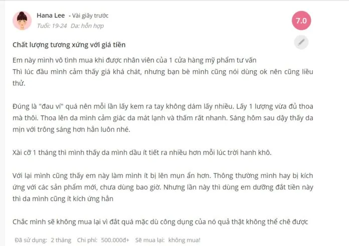 Đánh giá của khách hàng tại Sheis