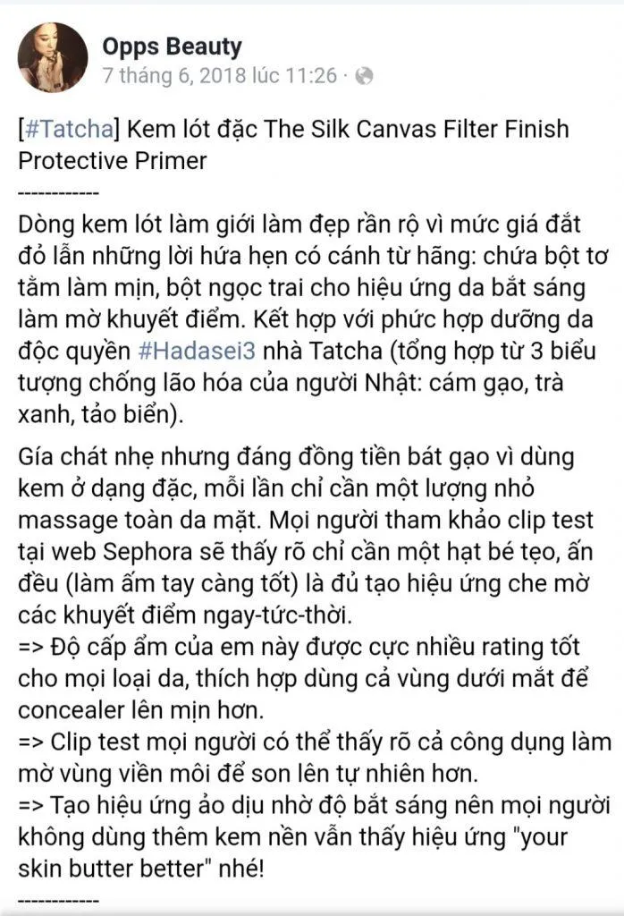 Đánh giá trên Facebook. (Nguồn: Internet).