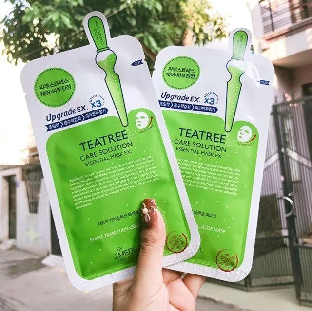 Mặt nạ giấy Mediheal Teatree Care Solution Essential đình đám và được bán chạy nhất của hãng (ảnh: Internet)