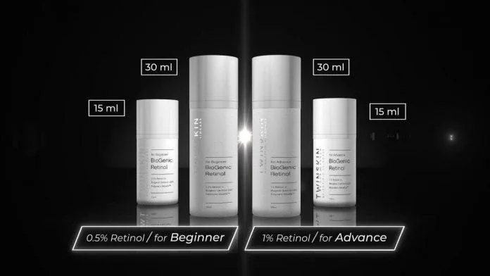 BioGenic Retinol có cả 2 nồng độ 0,5% cho người mới và bản nâng cấp 1% cho làn da đã quên dùng retinol. (Nguồn: Internet)