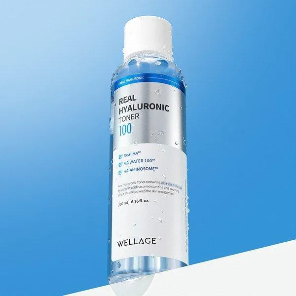 Toner Wellage Real Hyaluronic Toner 100. (Nguồn: Inetrnet)