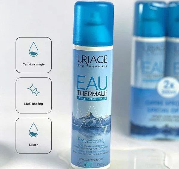 Xịt khoáng cân bằng da URIAGE THERMAL WATER.