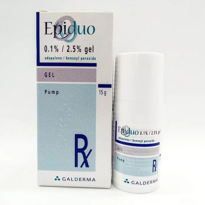 Epiduo 0.5 apalene được sản xuất bới công ty Galderma. (Nguồn: Internet)