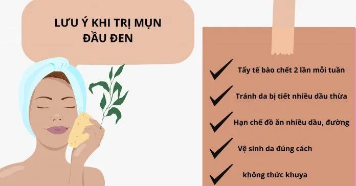 Các lưu ý nên biết để trị mụn đầu đen hiệu quả hơn cho da ( Nguồn: Blogphunu.edu.vn)