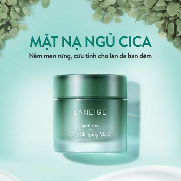 Mặt nạ ngủ phục hồi và nuôi dưỡng da LANEIGE Cica Sleeping Mask EX (Nguồn: Internet)