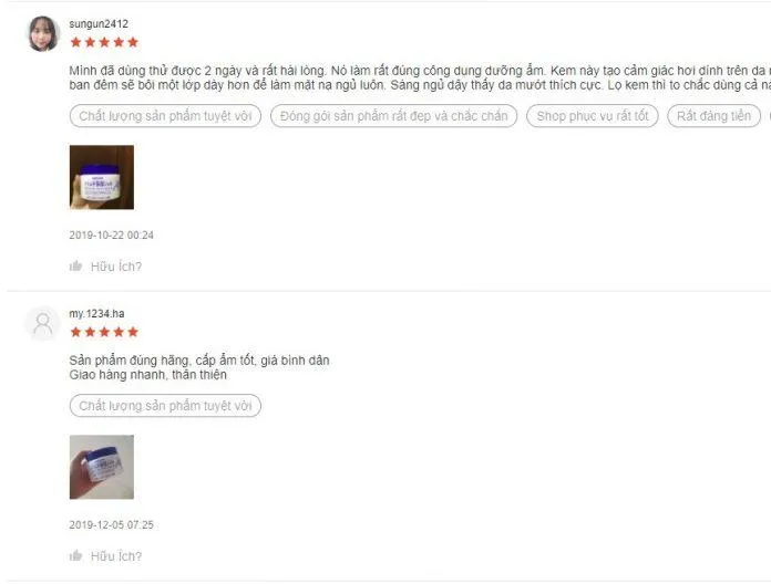 Đánh giá từ khách hàng sử dụng trên trang Shopee (Ảnh: Blogphunu.edu.vn)