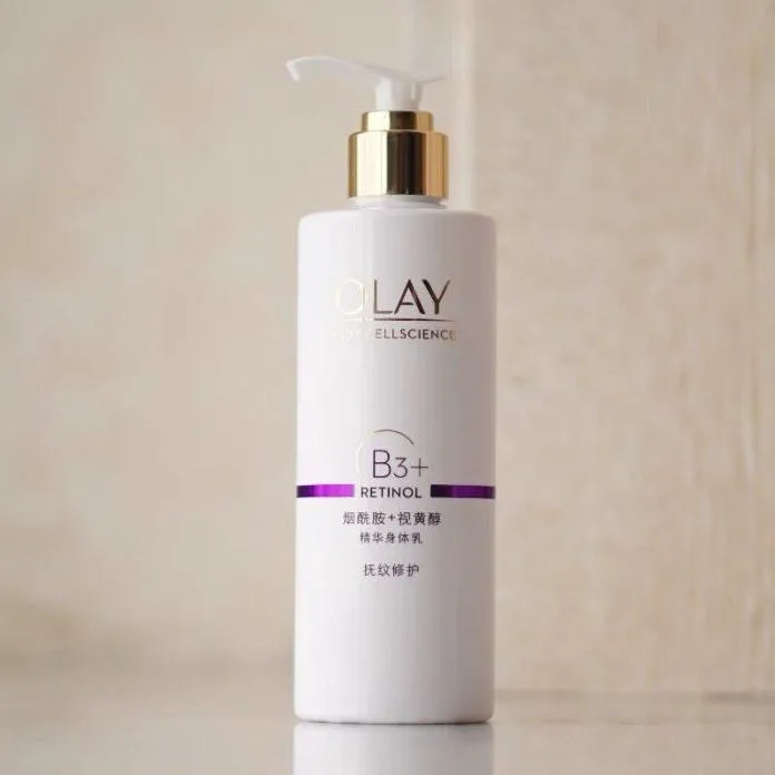 Sữa dưỡng thể trắng da chống lão hóa Olay B3+ Retinol body lotion (Nguồn Internet)