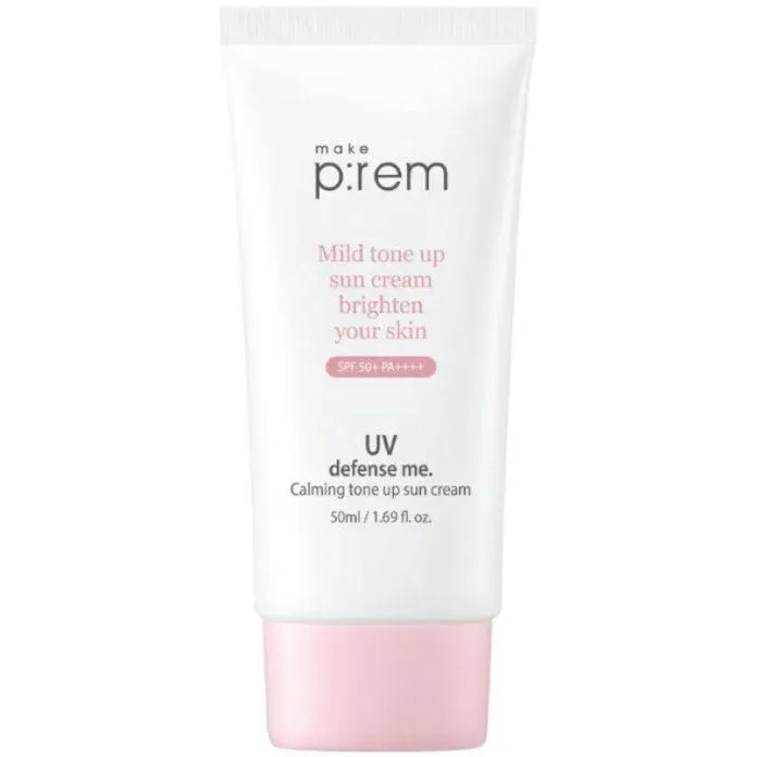 Kem chống nắng Make P:rem UV Defense Me Calming Tone Up Sun Cream (Nguồn: Internet)