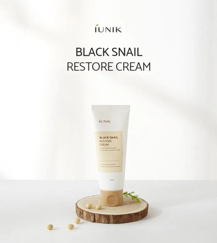 Kem Dưỡng Phục Hồi Ốc Sên Đen Iunik Black Snail Restore Cream