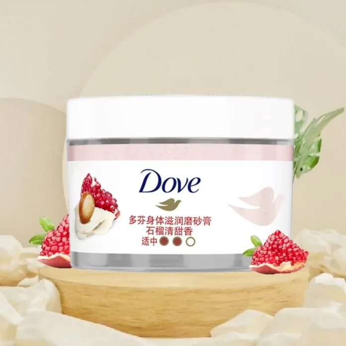 Tẩy da chết dưỡng ẩm Dove hương lựu đỏ