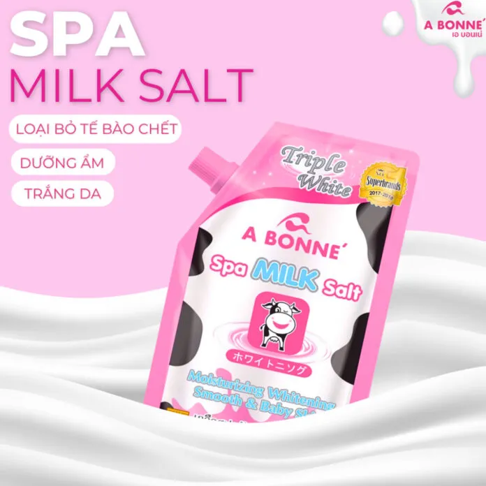 Tẩy Tế Bào Da Chết Body Milk Salt A BONNE. (