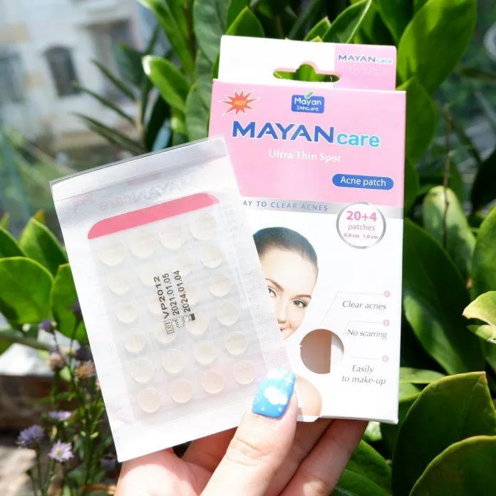 Mayan Care Ultra Thin Sport Acne Patch. (Nguồn ảnh: Internet)