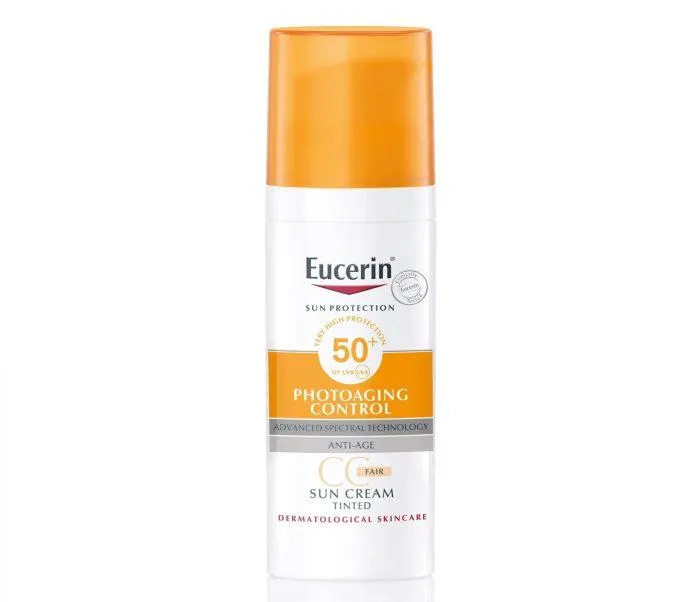 Eucerin Sun Creme Tinted CC Fair SPF 50+ (Ảnh: Internet)