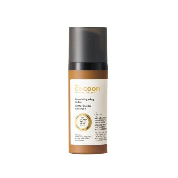 Cocoon Winter Melon Sunscreen SPF 50+ PA++++ (Ảnh: Internet)