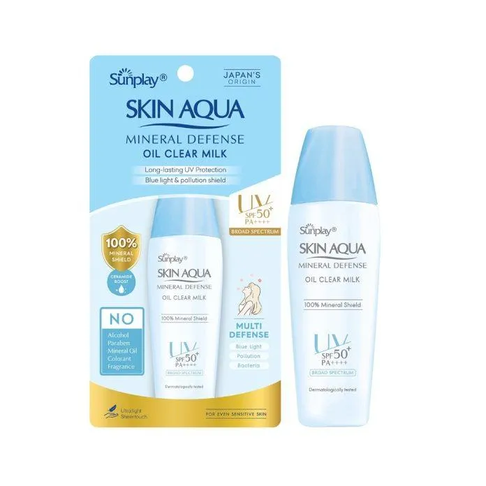 Sunplay Skin Aqua Mineral Defense Oil Clear Milk SPF50+ PA++++