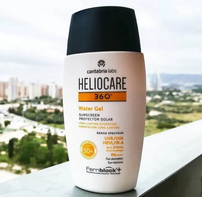 Kem chống nắng giữ ẩm, kiềm dầu Heliocare 360 Water Gel (Ảnh: Internet).