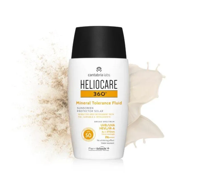 Kem chống nắng dưỡng da, chống lão hoá Heliocare 360 Mineral Tolerance Fluid (Ảnh: Internet).