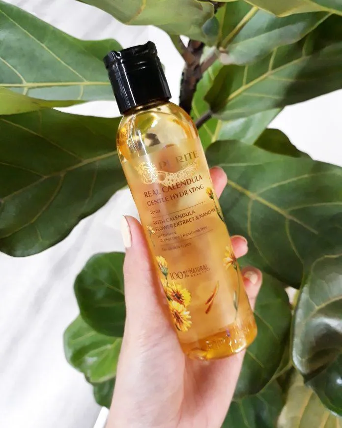 Nước cân bằng làm dịu da, dưỡng ẩm Purité Real Calendula Gentle Hydrating Toner. (Nguồn: Blogphunu.edu.vn)