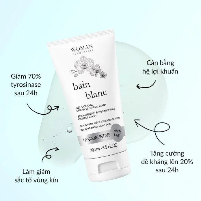 Gel vệ sinh dưỡng sáng, ngăn ngừa thâm sạm Bain Blanc (Ảnh: Internet)