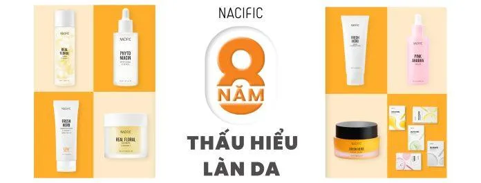 Thương hiệu Nacific và hành trình 8 năm (Nguồn: Internet)