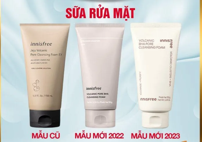 Sữa rửa mặt Innisfree Volcanic Pore BHA Cleansing Foam (Ảnh: Internet)