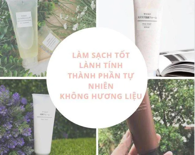 Sữa rửa mặt Muji luôn là chân ái của các cô gái(Nguồn: Blogphunu.edu.vn)