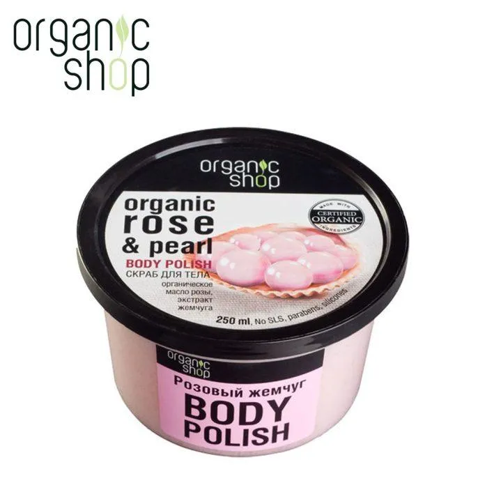 Organic Rose & Pearl Body Polish (Nguồn: Internet)