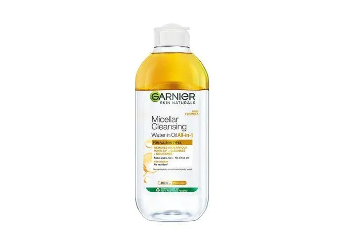 Nước tẩy trang Garnier Cleansing Micellar Water in Oil All in-1 (màu trắng) (Ảnh: Internet).