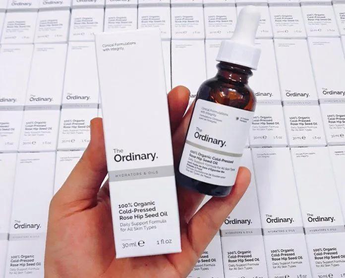 Dầu dưỡng The Ordinary 100% Organic Cold-Pressed Rose Hip Seed Oil là sản phẩm được nhiều người lựa chọn (ảnh: internet)