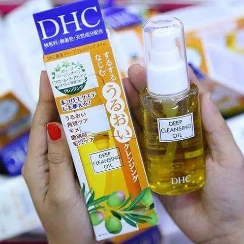 Review dầu tẩy trang cho da nhờn DHC Deep Cleansing Oil 