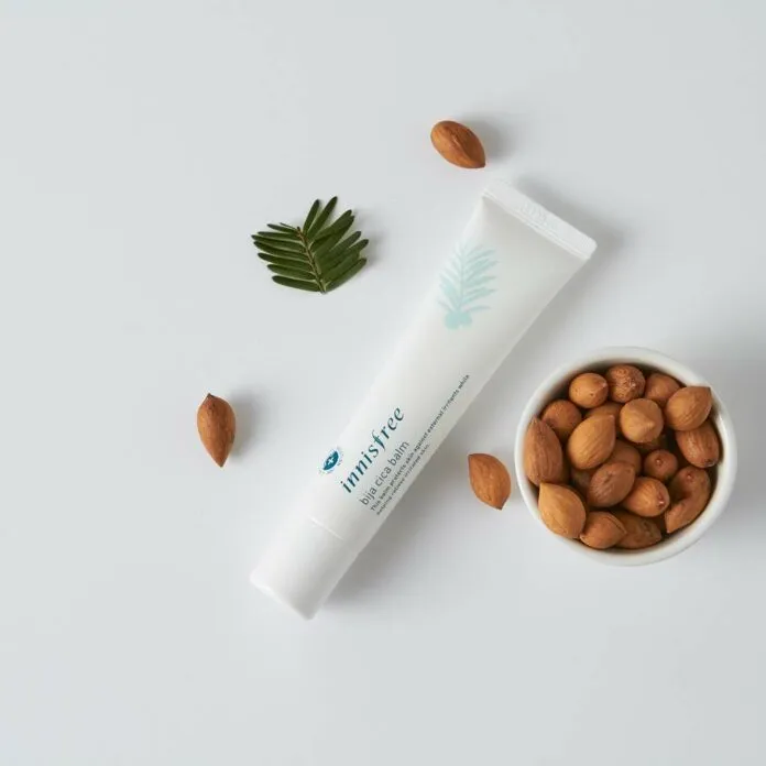 Gel trị mụn Innisfree Bija Cica Balm có bảng thành phần chủ yếu đến từ thiên nhiên. (Nguồn: Internet)