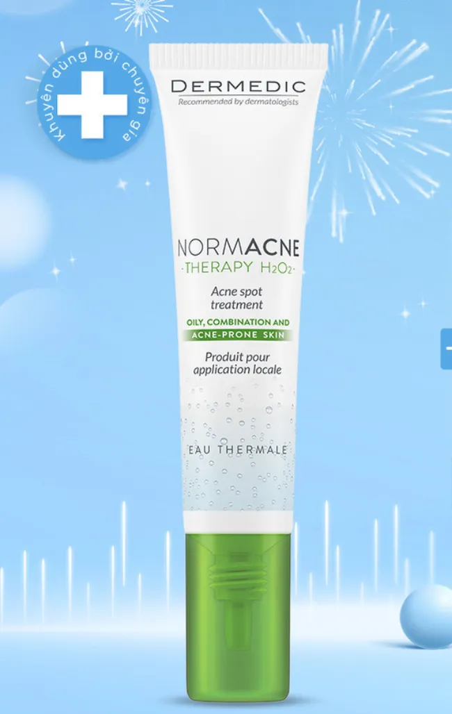 Kem chấm mụn Dermedic NORMACNE Therapy H2O2 Acne Spot Treatment (Ảnh: Internet)