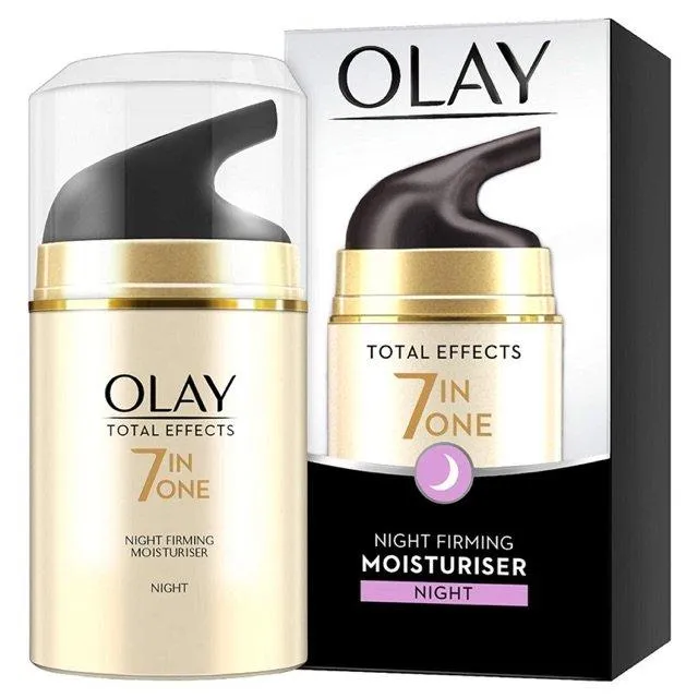 Review kem chống lão hóa Olay Total Effects 7 in One Night Firming Moisturiser