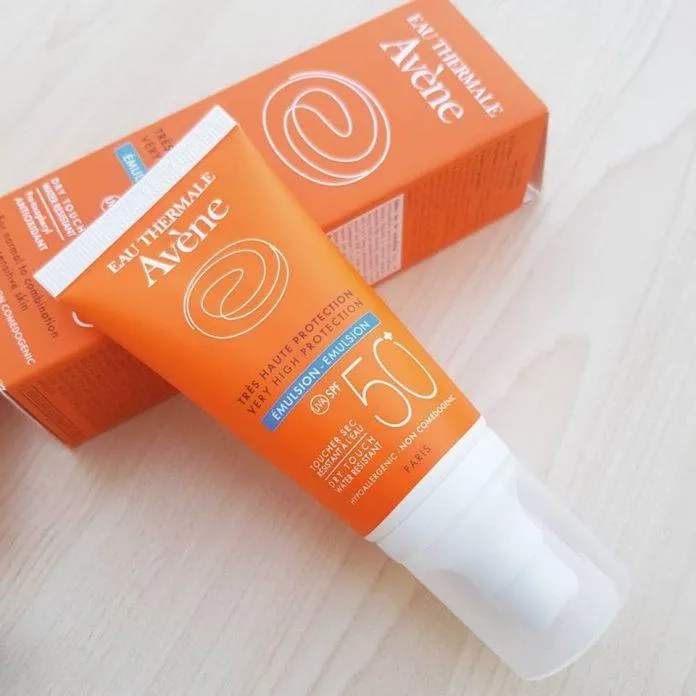 Các thành phần trong kem Avène SPF 50+có khả năng chống nắng cao (Ảnh: Internet)