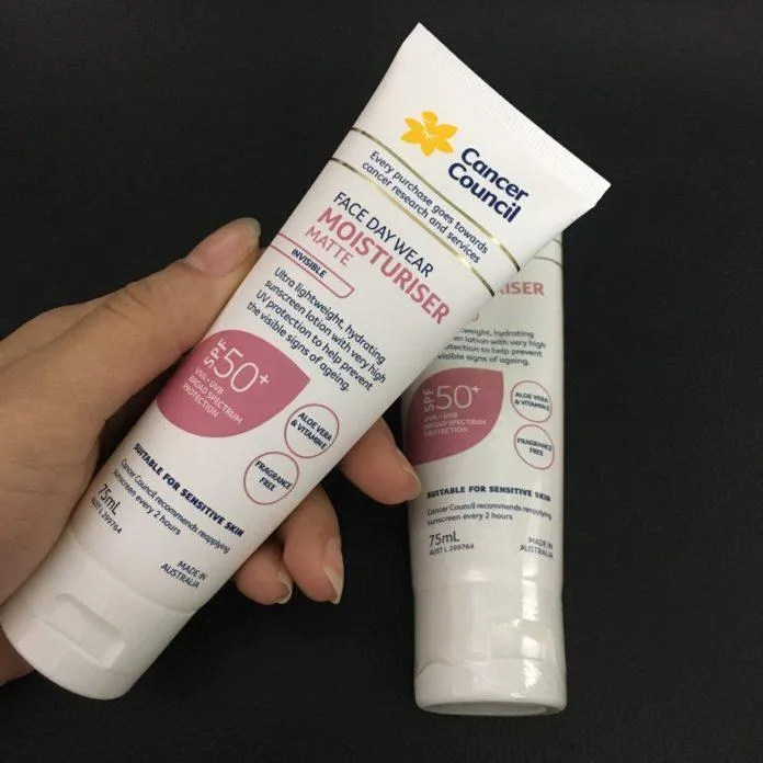 Kem chống nắng Cancer Council Face Day Moisturize có khả năng chống nắng và dưỡng ẩm cho da hiệu quả (Nguồn: Blogphunu.edu.vn)