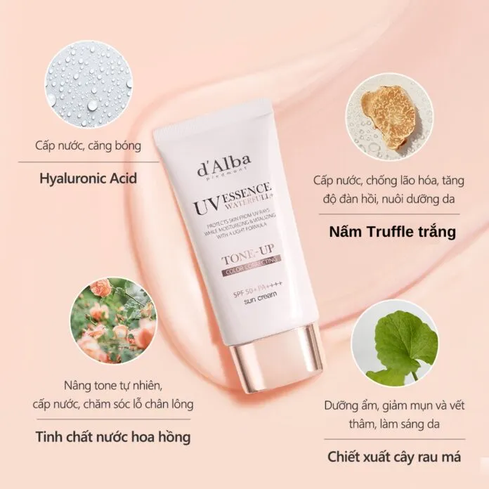 Review kem chống nắng dAlba Waterfull Tone-up: màng lọc tân tiến, finish đẹp tự nhiên bao bì bảo vệ da trước tia UV cách sử dụng kem chống nắng Centella Asiatica Extract Chỉ số chống nắng chính hãng chống nắng chống nắng vật lý công dụng Diethylamino Hydroxybenzoyl Hexyl Benzoate Diethylhexyl Butamido Triazone dưỡng ẩm Ethylhexyl Triazone giá bao nhiêu giảm thâm sạm giúp da sáng mịn kem chống nắng kem chống nắng d Alba kem chống nắng nâng tông kem chống nắng nâng tông da kem chống nắng nâng tông da d Alba Kem chống nắng vật lý lai hóa học Khách hàng mỹ phẩm của Hàn Quốc nâng tông nâng tông da nhược điểm Niacinamide Phân tích review kem chống nắng sản phẩm Sodium Hyaluronate SPF 50+ sử dụng kem chống nắng thành phần thành phần chiết xuất thiên nhiên thiết kế thông tin thương hiệu Titanium Dioxide tự nhiên Tuber Magnatum Extract Ưu và nhược điểm vật lý