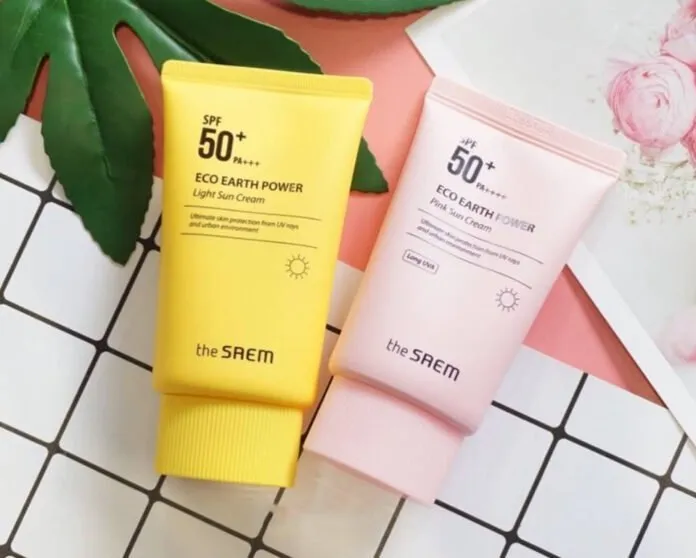 Kem chống nắng The Saem Eco Earth Power Light Sun Cream