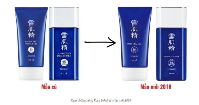 Mẫu mới của kem chống nắng KOSÉ SEKKISEI White UV SPF50+/PA++++ (Ảnh Internet)