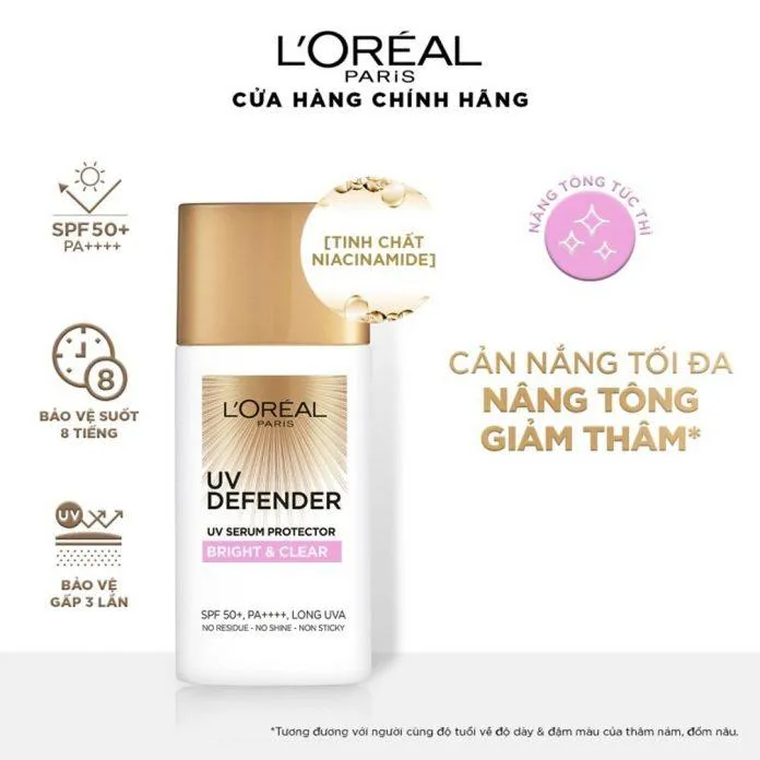 Review kem chống nắng LOreal UV Defender Serum Protector: 4 tấm khiên bảo vệ siêu hoàn hảo Airlicium Alcohol Denat Bảo vệ Blogphunu.edu.vn che khuyết điểm chống nắng công dụng dưỡng ẩm Fragrance Hà Anh hyaluronic acid kem chống nắng kem chống nắng l oreal kem chống nắng L Oreal Paris UV Perfect kem chống nắng L Oreal UV Defender Kem chống nắng L Oreal UV Defender Serum Protector có tốt không kem chống nắng L Oreal UV Perfect kiềm dầu L Oreal L Oreal Paris UV Perfect L Oreal UV Defender Serum Protector Bright Clear L Oreal UV Defender Serum Protector Correct Protect L Oreal UV Defender Serum Protector Matte Fresh L Oreal UV Defender Serum Protector Moist Fresh LOréal Màng lọc Mexoryl Màng lọc Mexoryl XL nâng tone da Niacinamide review kem chống nắng sản phẩm sử dụng kem chống nắng thành phần thiết kế thương hiệu thương hiệu LOréal Vitamin B3 Vitamin CG