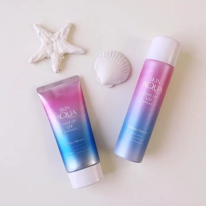 Review kem chống nắng nâng tone da Sunplay Skin Aqua Tone Up UV Essence SPF50+ PA++++