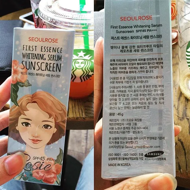 Rosie First Essence Whitening Serum Sunscreen