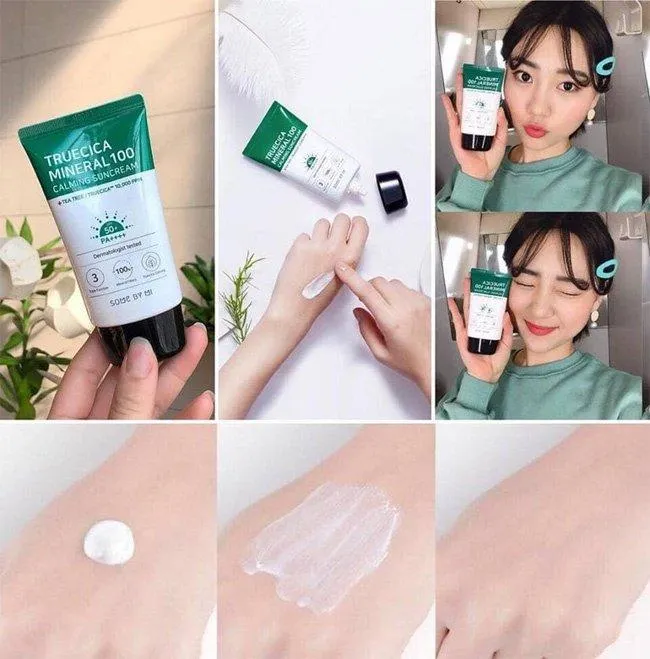 Kem chống nắng Some By Mi Truecica Mineral 100 Calming Suncream