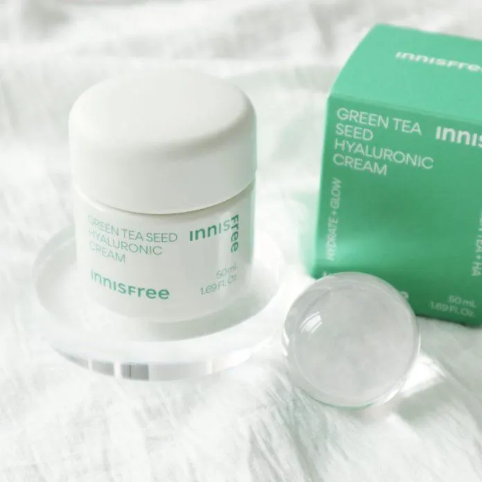 kem dưỡng ẩm trà xanh innisfree Green Tea Seed Hyaluronic Cream