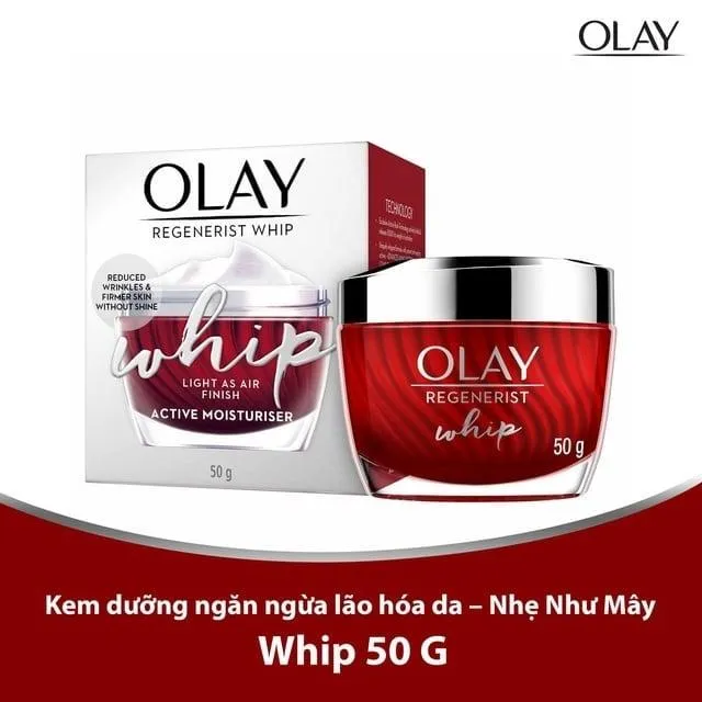 Kem dưỡng da Olay Regenerist Whip Active Moisturizer hũ 50 gram (Ảnh: Internet).