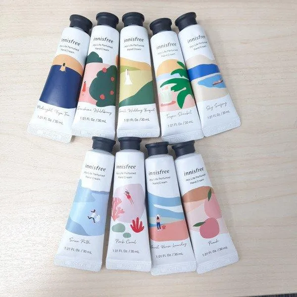 Review kem dưỡng da tay Innisfree Jeju Life Perfumed Hand Cream: 10 mùi hương đa dạng, tinh tế, quyến rũ