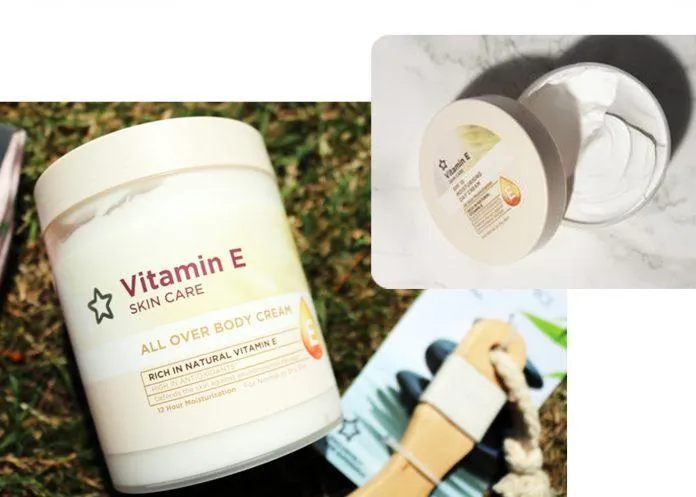 Kem dưỡng ẩm Superdrug Vitamin E All Over Body Cream (Nguồn: Blogphunu.edu.vn).